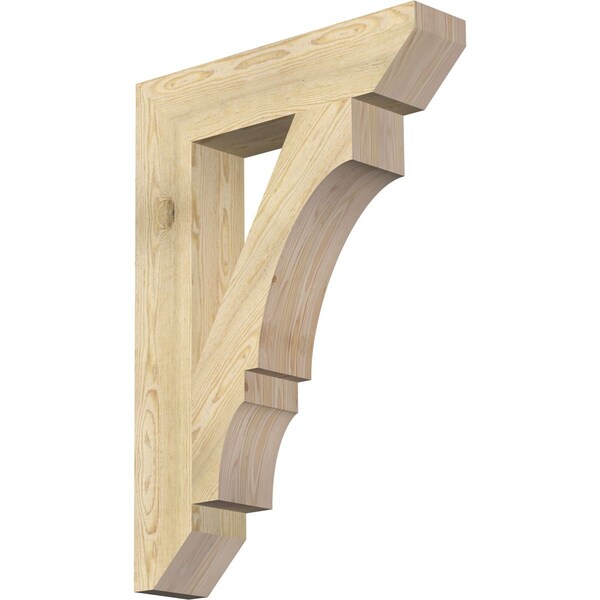 Ekena Millwork Balboa Slat Rough Sawn Bracket, Douglas Fir, 6"W x 28"D x 40"H BKT06X28X40BOA06RDF - main